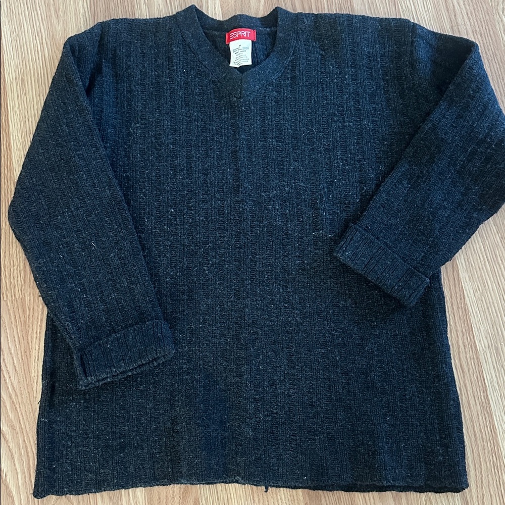 Esprit Charcoal Knit Pullover